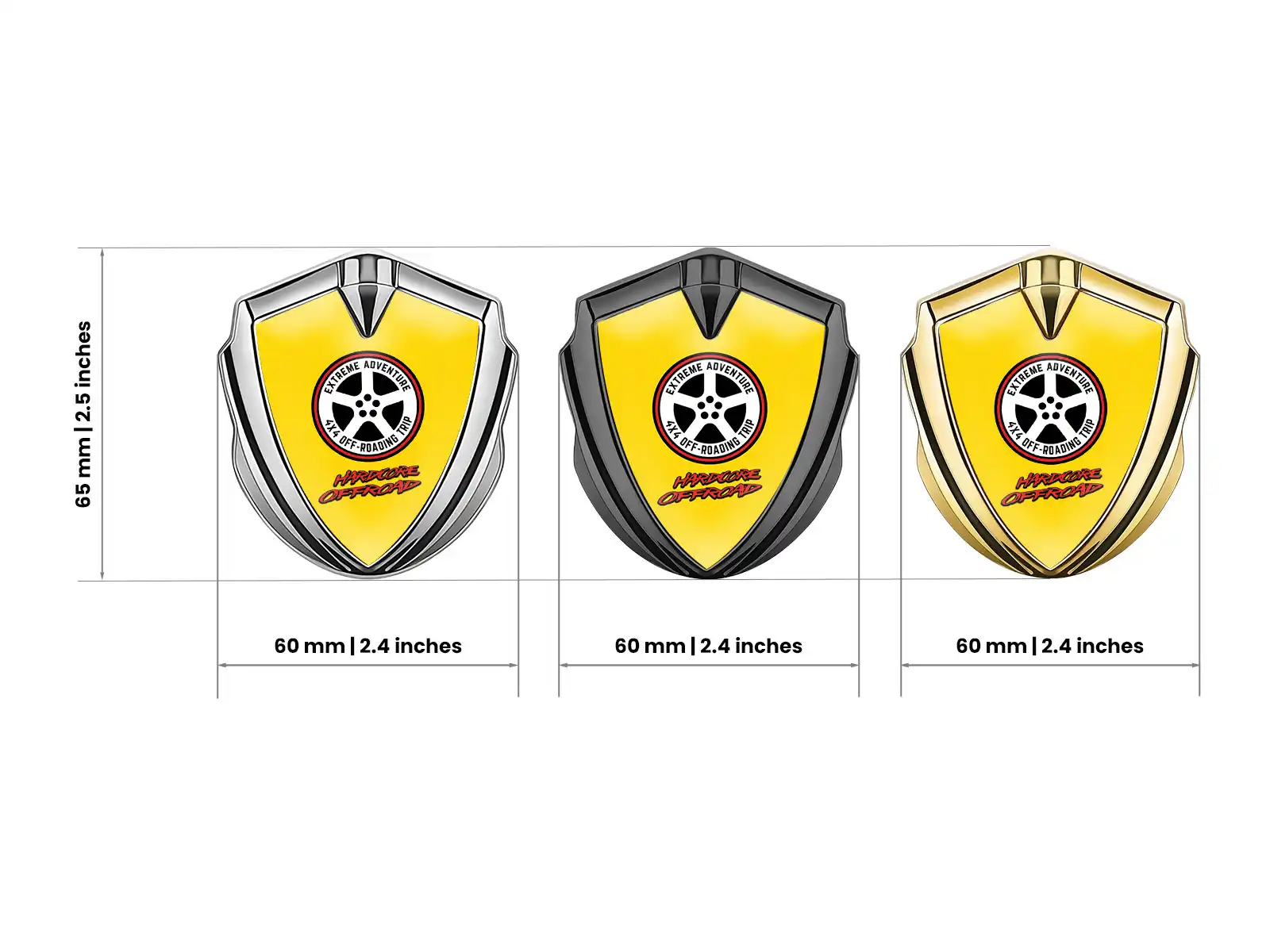 Car Logo Badges Universal Shiny Metal Logo